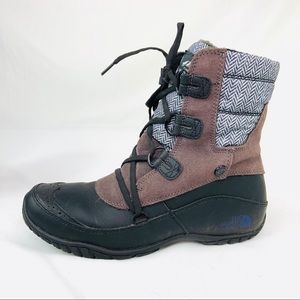 The North Face Nuptse Purna Shorty Boot US 7 Grey